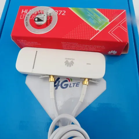 HUAWEI E3372H-607 мобильный широкополосный ключ USB STICK LTE 3G 4G 150Mb + 2X CRC9 антенна | Компьютеры
