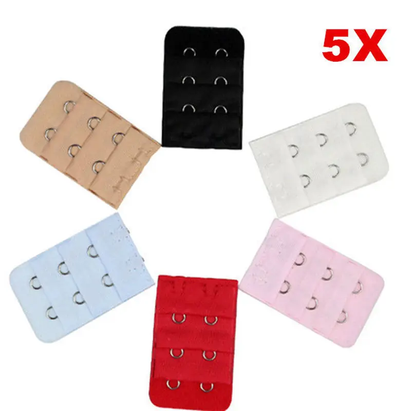 Пожалуйста, обратите внимание, 5 шт., расширители бюстгальтера, 2 крючка, 6 цветов, Новинка