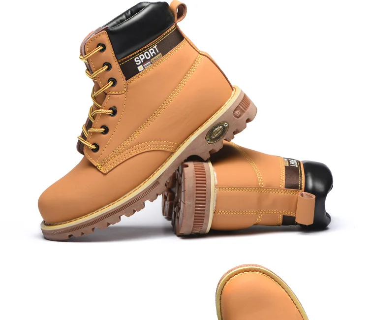 Защитные ботинки со стальным носком; Мужская водонепроницаемая Рабочая обувь; страховка труда; непромокаемая обувь; мужские военные армейские камуфляжные ботинки; M520