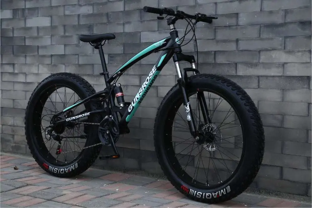Clearance Beach bicycle MTB 26*4.0 Tires Disc brake Snow bicycle 27 speed Aluminum fat bikes Double Suspension Spoke Wheels 2 Clearance Beach bicycle MTB 26*4.0 Tires Disc brake Snow bicycle 27 speed Aluminum fat bikes Double Suspension Spoke Wheels 2
