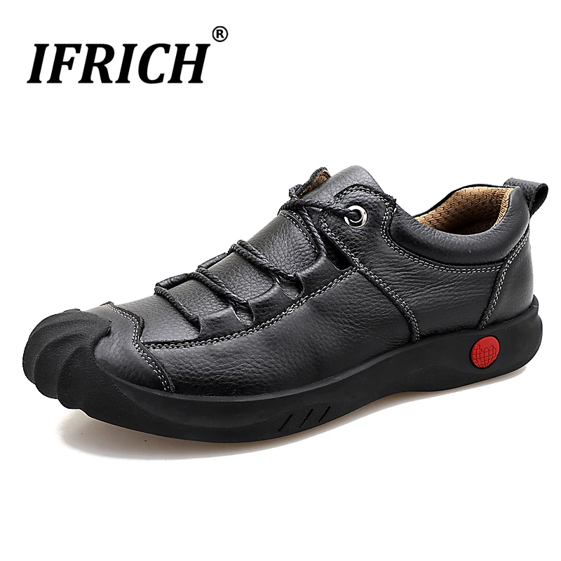 

2019 New Luxury Casual Shoes For Men Spring/Autumn Walking Shoes Mens Leather Fashion Sneakers Rubber Sole Young Casual Shoes