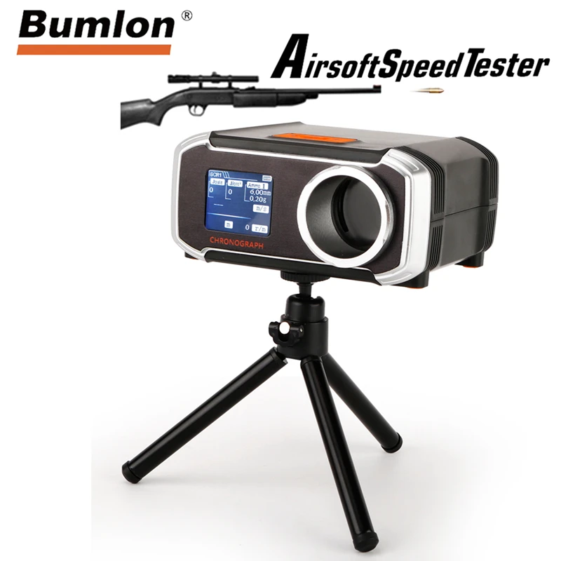 

Speed Tester Paintball BB Shooting Chronograph Tester Better Than X3200 Air Gun Accessories for Hunting Tactical Airsoft 7-0006
