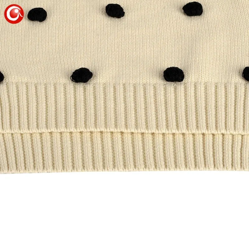 Children Christmas Winter Sweaters Baby Girls Cotton Kids Knitted Pattern Warm Cardigan Clothes With 25pcs Ball Tops For Boys (9)