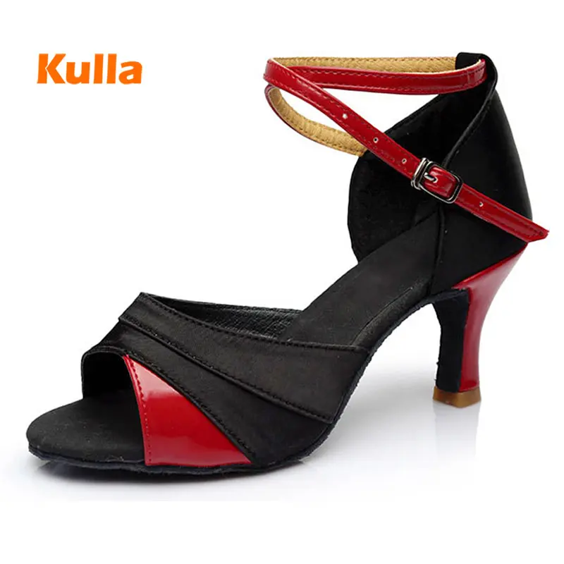 

Women Professional Dance Shoes High Heels 5cm/7cm Ladies/Girls Latin/Tango/Ballroom Jazz Shoes For Dancing Soft Sole Wholesale