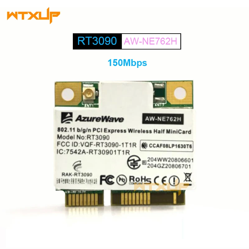 Беспроводная мини карта RT3090 802.11bgn PCI Express 150 Мбит/с|Сетевые карты| |