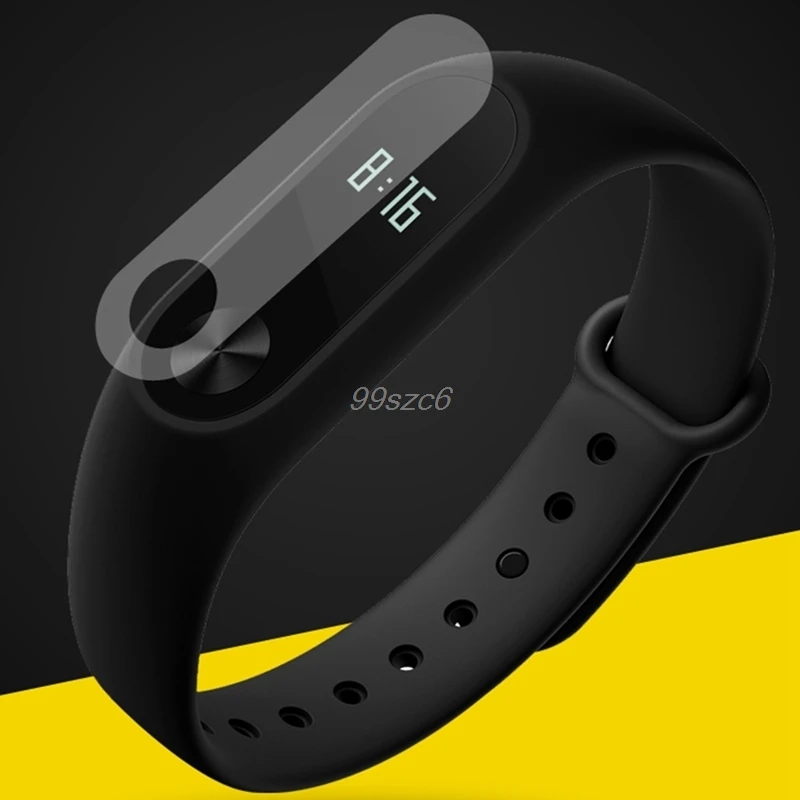 Защитная пленка для экрана с защитой от царапин для Xiaomi Miband 2 Smart Strap Wristband DropShip