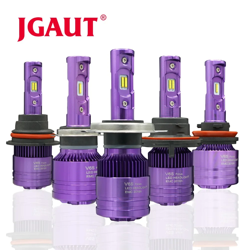 

JGAUT Temperature control Car Headlight H4 LED H1 H3 H7 H11 H13 9004 9005 HB3 9006 HB4 9007 8000lm Auto Bulb Automobile Headlamp