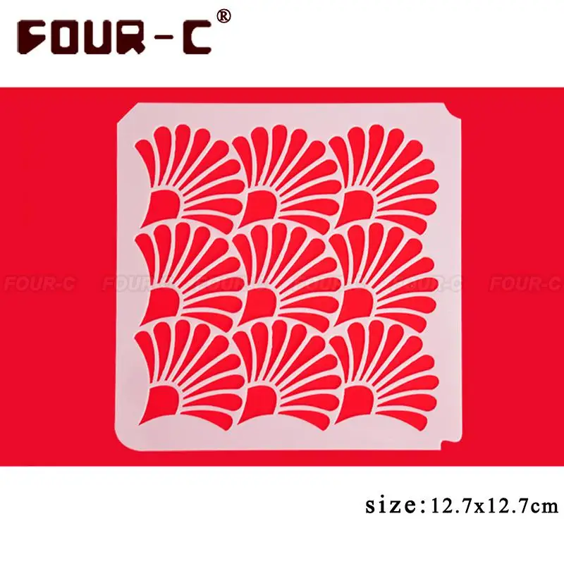 Bakeware tool sunflower cake stencil wedding fondant cake DIY