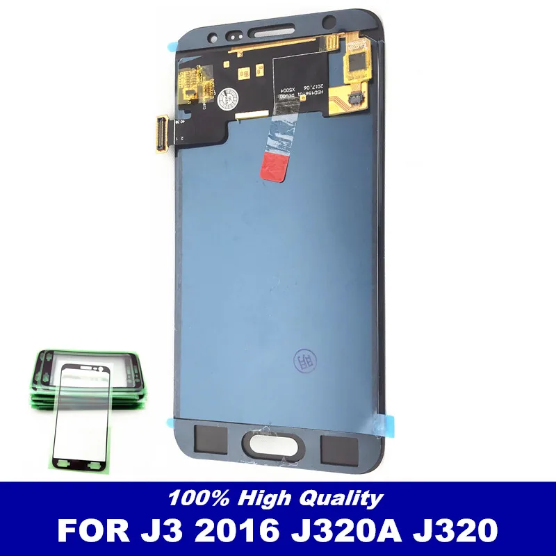 

For Samsung Galaxy J3 2016 J320 J320A J320F J320P LCD Display Touch Digitizer Screen Assembly LCDs Replacement Sticker Glass