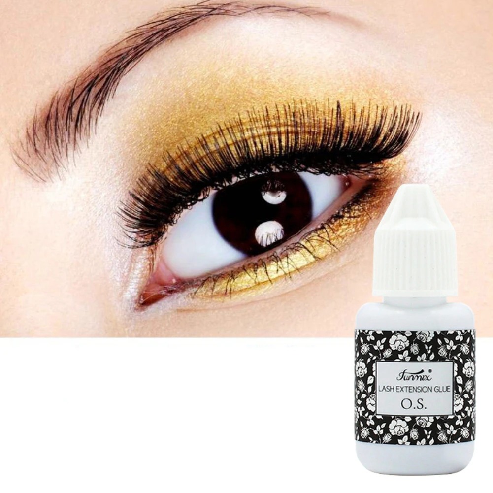 Individual Eyelash Glue Extension Lashes Adhesive Clear for False Eyelashes Extensions Fast Dry Long Lasting TSLM2 | Красота и