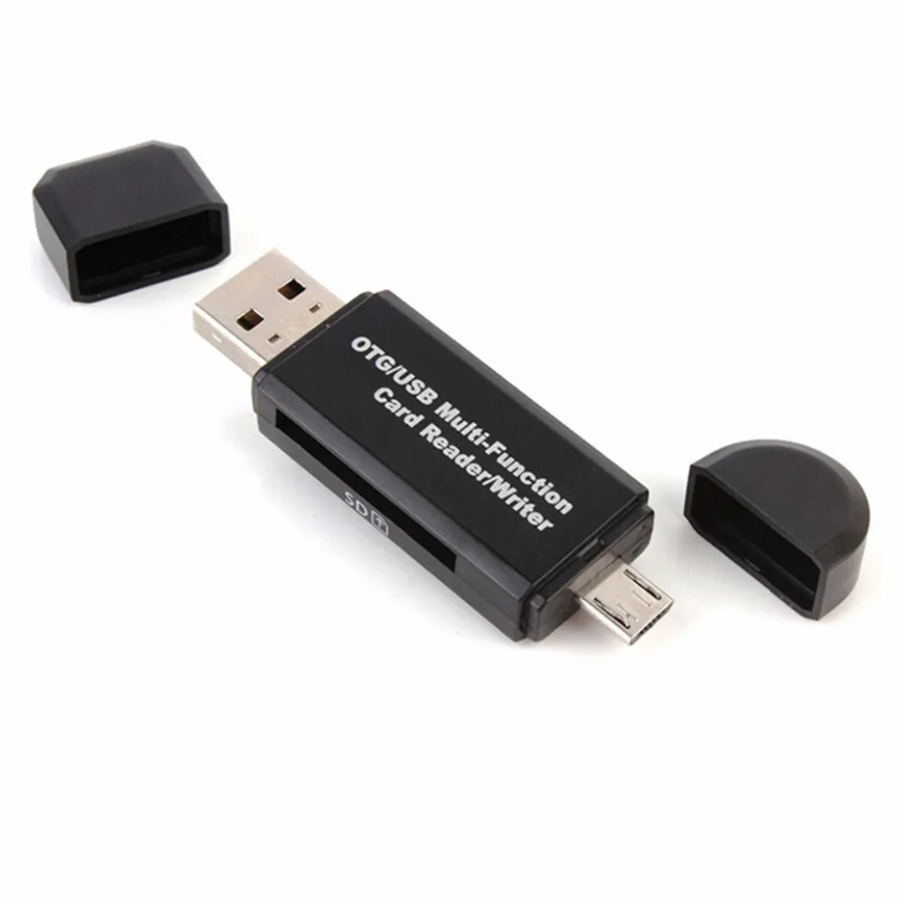 Высокоскоростной USB2.0 Универсальный OTG TF/SD карты 3 в 1 USB OTG картридер флэш-накопитель для Android телефон компьютер удлинитель-переходник