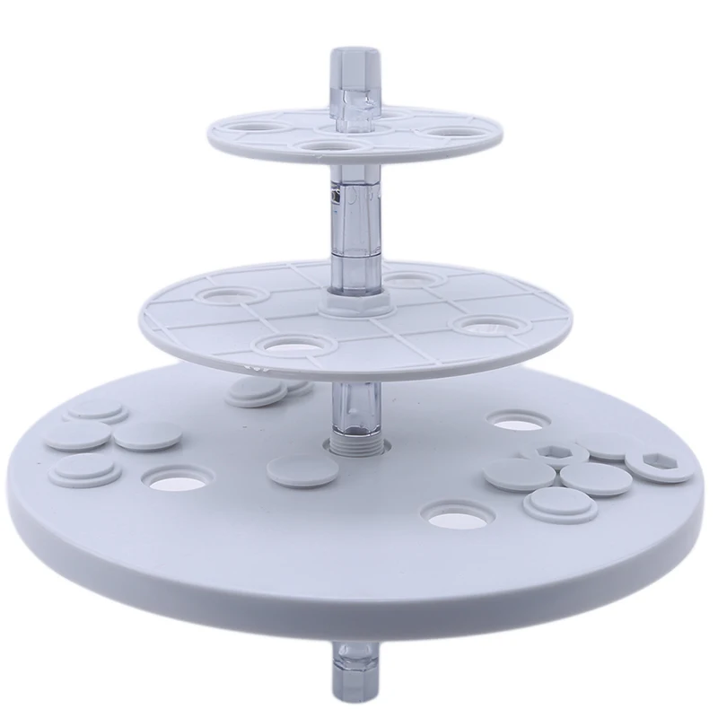 White 3 Layer Cake Frame Structure Tool Set Spherical Kit multi-layer Rack Baking Tools | Дом и сад