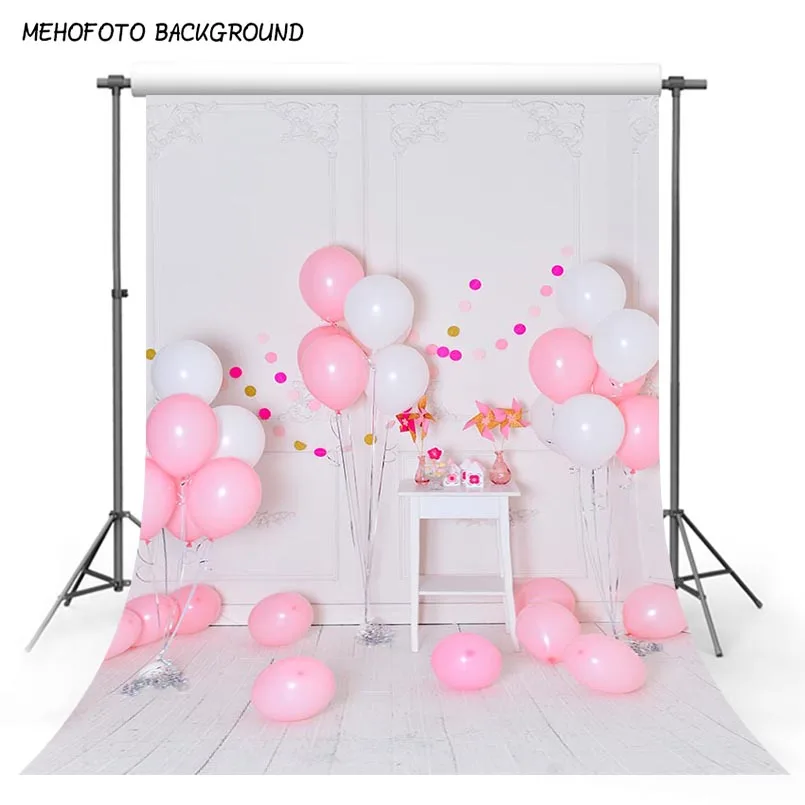 1st Birthday Backdrops for Photography Digital Print 5x7 Vinyl