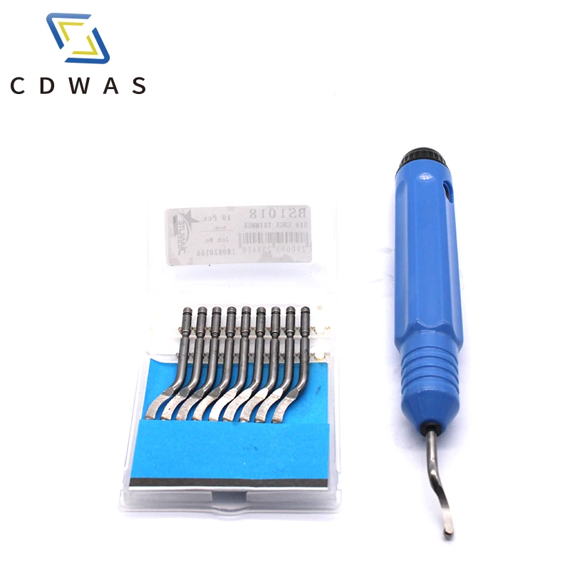 

10PCS BS1010 BS1018 High quality trimming knife, edge cutter, scraper handle stainless steel burr scraper