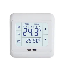 

Digital Floor Heating Thermostat Weekly Programmable 16A Floor Heating Thermostat Room Temperature Controller Thermometer