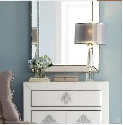 الكريستال الجدول مصباح الأمريكية الراقية غرفة نوم السرير غرفة المعيشة الطعام غرفة نموذج غرفة مصمم الجانب عدة مصابيح طاولة الشاي