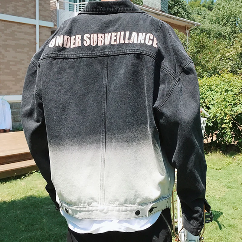 Dans Hommes Black Veste Jeans VesteImprimé 2019 Nouveau De Ins Sac white Laver Kelly À 4LARq53j