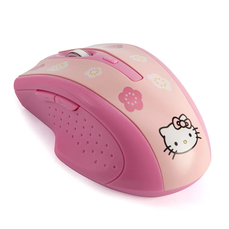 Компьютерная компьютерная мышь hello kitty KT Drahtlose Maus 2400 dpi Pro Spiel mouse Geschenk для девочек, подарок для геймера, перезаряжаемая беспроводная мышь