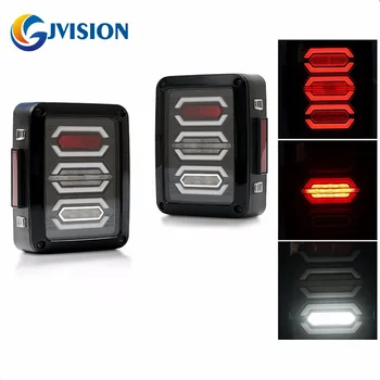 

Pair LED TailLights Turn Signal Brake Lamp Daytime Running Lights DRL for Jeep Wrangler JK JKU Sports,Sahara,Freedom Rubicon