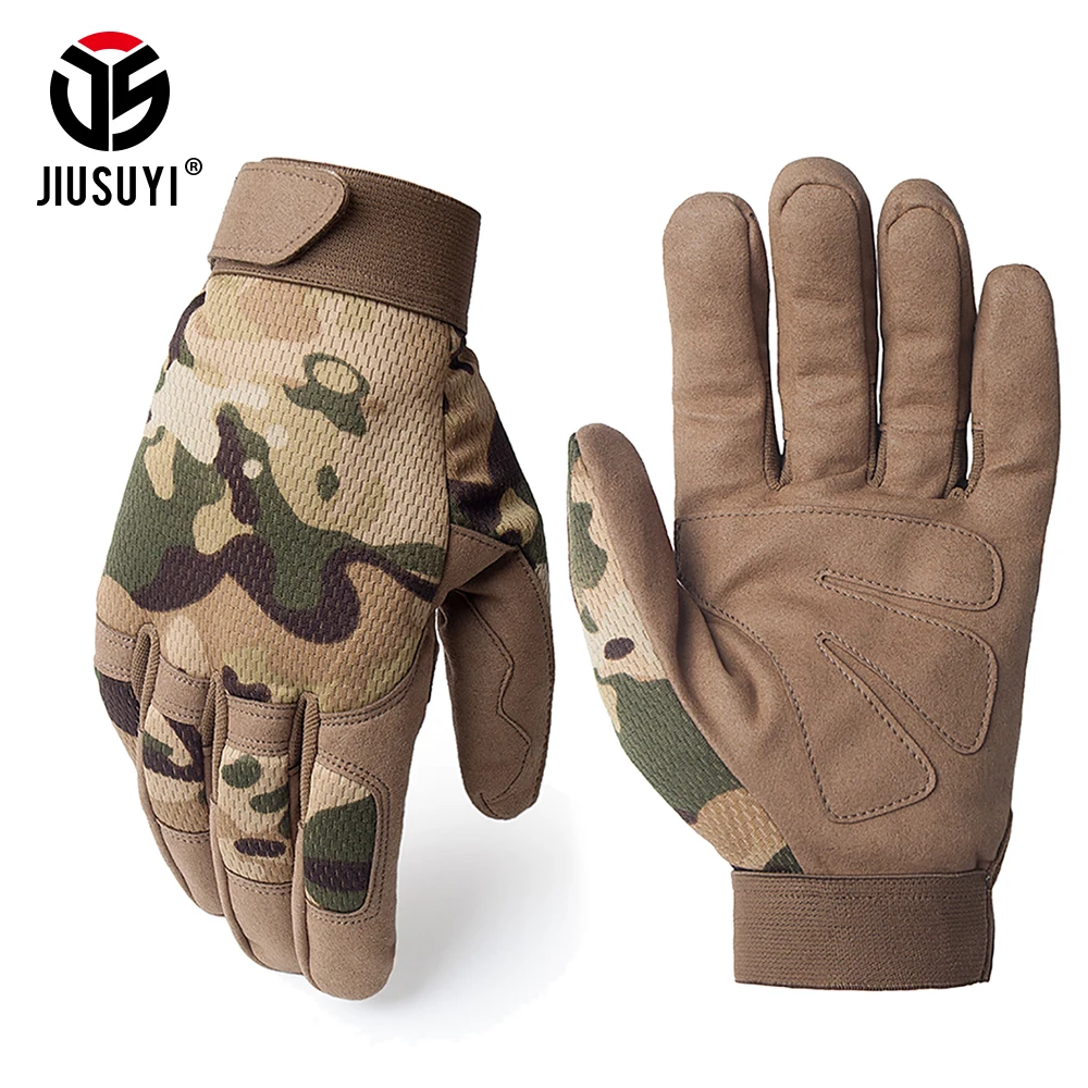 Multicam Tactical Gloves Antiskid Army Military Bicycle Airsoft