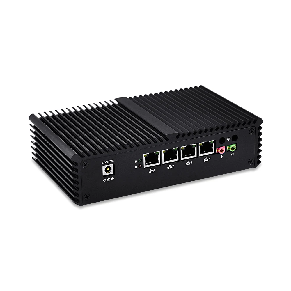 Qotom Мини ПК 4 гигабитных порта LAN Celeron Core i3 i5 i7 AES-NI с помощью pfsense как маршрутизатор брандмауэр Linux