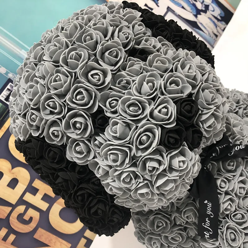 40 см Роза Мопс Мода креативный подарок вечный PE Пузырь Роза Танабата День Святого Валентина мыло ручной работы цветок цветы из материала PE щенок