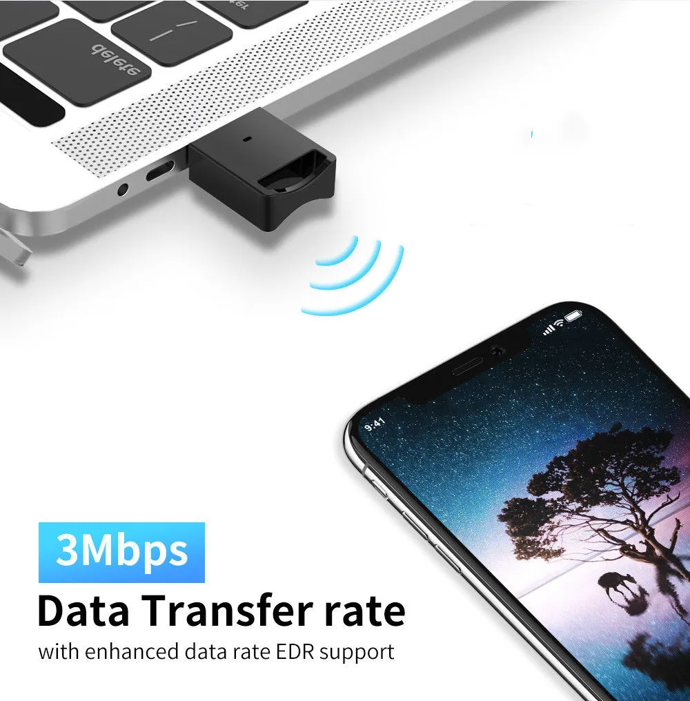 Для ПК ноутбук компьютер USB Bluetooth 4,0 адаптер беспроводной bluetooth-ключ музыкальный звуковой приемник адаптер Bluetooth передатчик