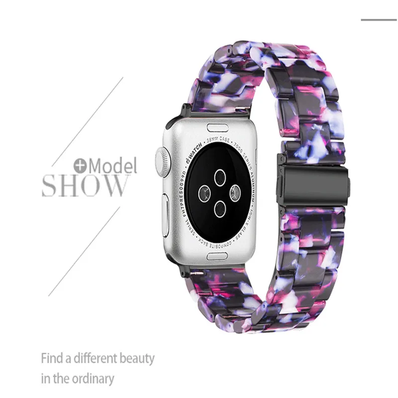 Нержавеющая сталь сменный ремешок для apple watch band 44/40 мм, Correa, браслет Каучуковый Ремень для наручных часов Iwatch, 4/3/2/1, 38, 42 мм, версия