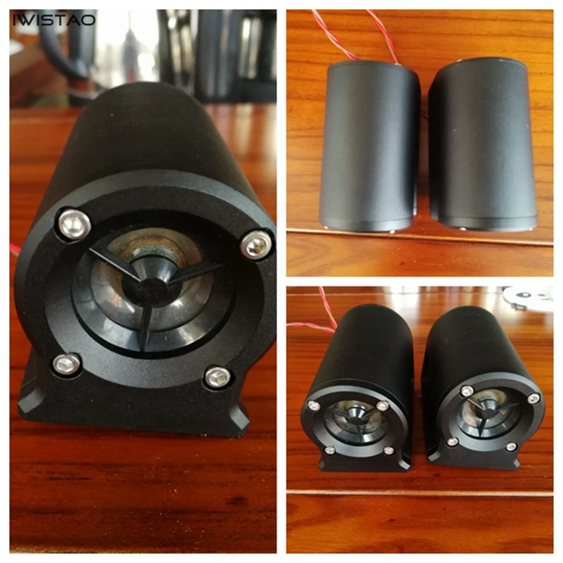 Audio Speakers Tweeter Speaker 1 Inch Tweeter 1 Pair External Placed Aluminum Casing High Frequency Compensation for Full Speaker