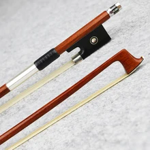 Мастер 4/4 Размер Pernambuco Скрипка бант из натурального конского волоса эбеновая лягушка быстрый отклик Отличная производительность аксессуары для скрипки