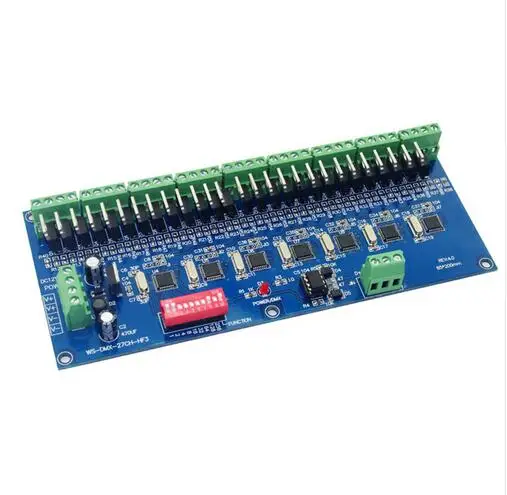 

1 pcs High frequency 10 KHZ 27 channel HF3 27 channel dmx512 decoder