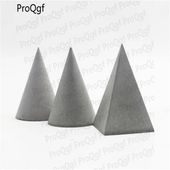 

Prodgf 3Pcs A Set wedding ring concrete shelf