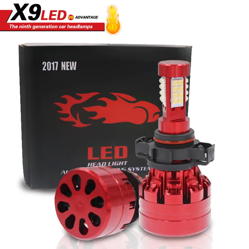 car styling H4 H7 H11 9006 9007 Car LED Headlight CSP bulb with Philips