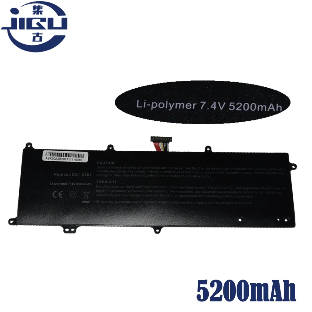 JIGU C21-X202 Laptop Battery X201E S200L3217E For ASUS S200LI236 For VivoBook X202E-CT006H S200 X201x Series ARM X202E-3E S200E
