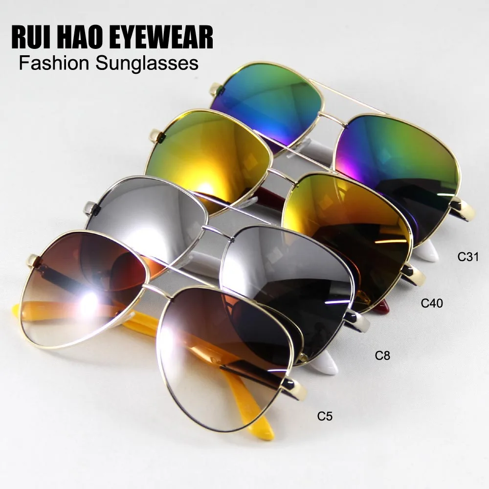 Модные солнцезащитные очки мужские UV400 популярные женские унисекс|sunglasses gold|sunglass