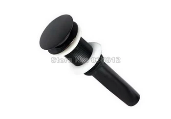 

Oil Rubbed Bronze Large Round Cap Pop UP Sink Drain Without Overflow Wsd022