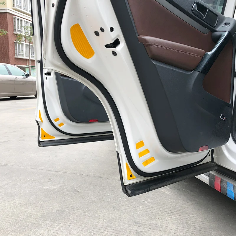 Светоотражающая наклейка на дверь автомобиля lsrtw2017 для volkswagen tiguan 2010 2011 2012 2013 2014 2015