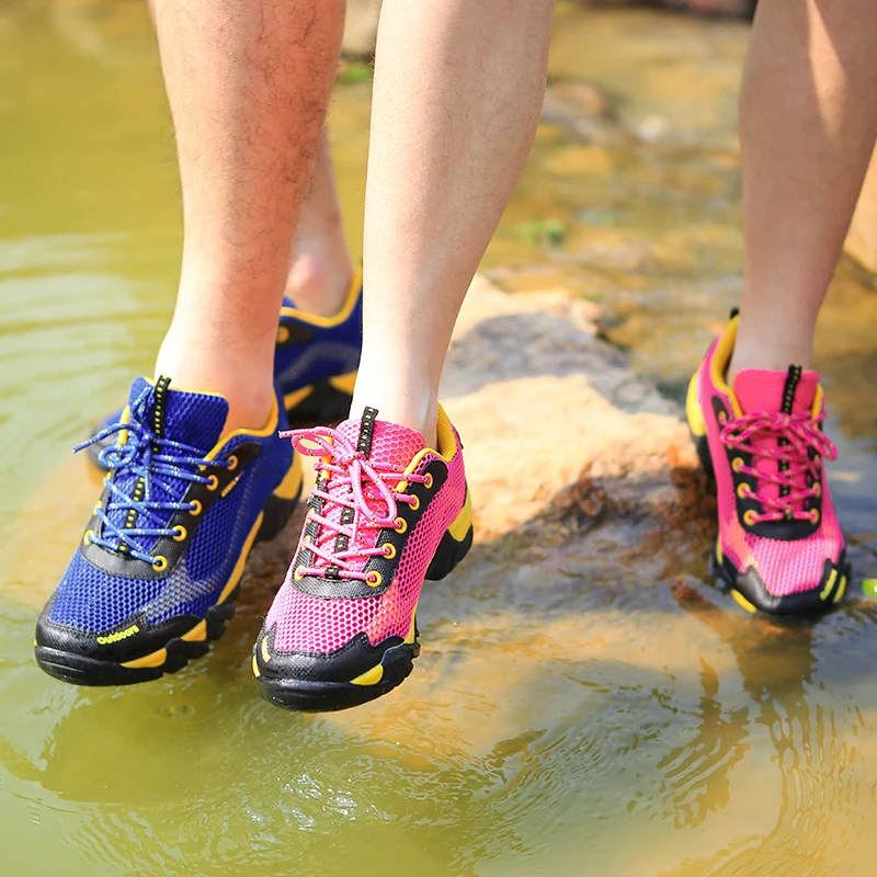 

HUMTTO Summer Hiking Shoes Men Women Outdoor Trekking Shoes Male Breathable Quick-dry Camping Sneakers Male Walking Sport Shoes