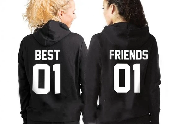 Sugarbaby Best Friends Bff Hoodies Dogum Gunu Hediyesi Arkadaslar Siyah Moda Bff Giyim Tumblr Kizlar Hoody Arkadaslar Icin En Iyi Hediye Hoodies Sweatshirts Aliexpress