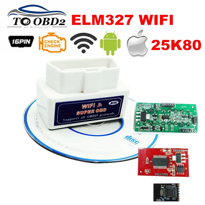 Prix pour Top Vente MINI ELM327 Super V1.5 Matériel PIC18F25K80 Prend En Charge Tous Les Protocoles OBD2 Sans Fil WIFI ELM 327 1.5 Pour IOS/Android Prix pour Top Vente MINI ELM327 Super V1.5 Matériel PIC18F25K80 Prend En Charge Tous Les Protocoles OBD2 Sans Fil WIFI ELM 327 1.5 Pour IOS/Android