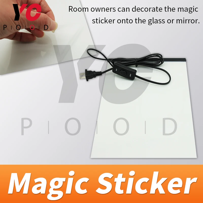 Волшебная наклейка Prop Real life yopod esach room Players power on удивительная наклейка, чтобы увидеть скрытые ключи камеры takagism игры