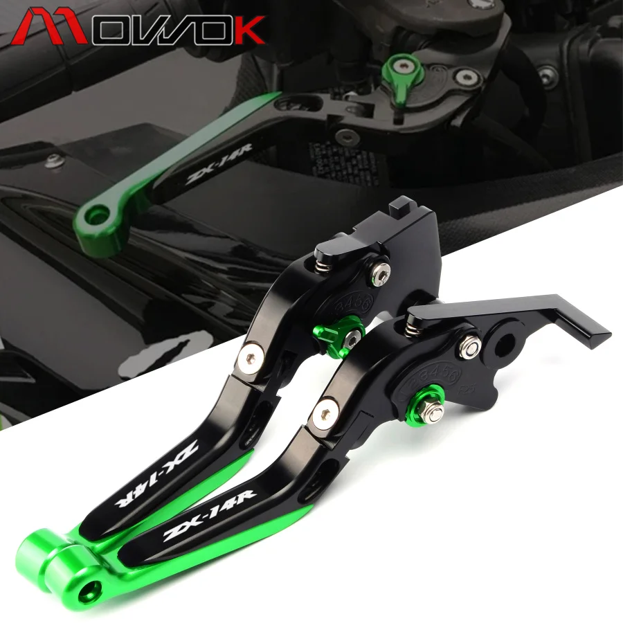 

Free shipping For KAWASAKI ZX-14R ZX14R ZX1400 ZZR1400 2006-2017 2018-2020 Motorcycle Adjustable Brake Clutch Lever Levers