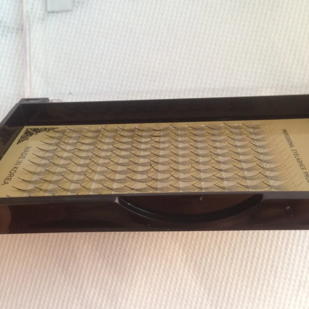 10 Trayslot High Quality clouds hair 5D mink lashes flat hair Individual false eyelash extension Thick Fake Eye lash 9 to 14mm (9)