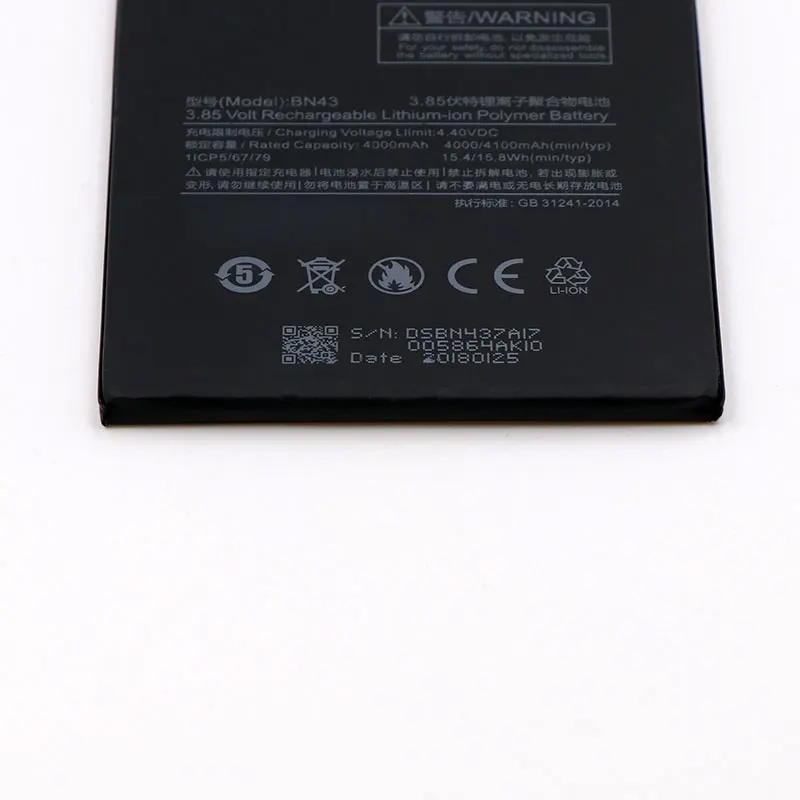Аккумулятор BN43 4000 мАч для Xiaomi Redmi Note 4X Batterie Bateria AKKU + инструменты Hongmi Redice 4X|battery for
