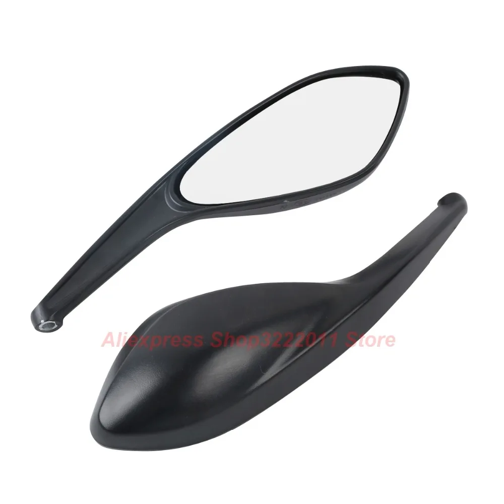 1 Pair Black Motorcycle Rear View Side Mirrors For DUCATI MONSTER 696