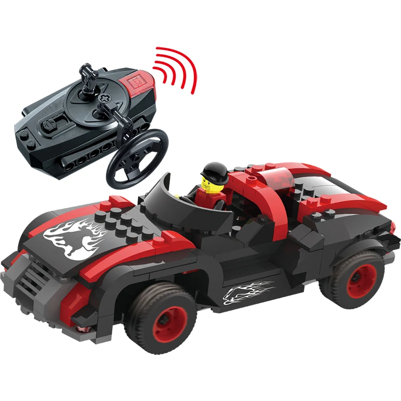 

Technic Series Remote Control RC Race Car Vehicle DIY Block Brick Assembly Children Toys for Boys Gifts