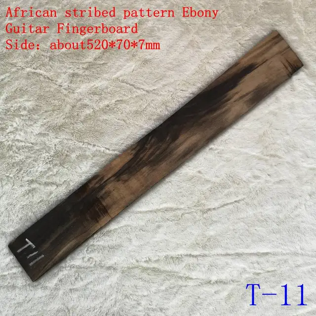 African Striped Pattern Ebony For Classical Guitar Electric Guitar