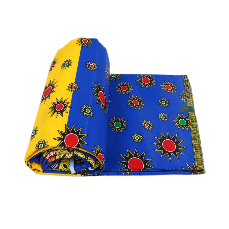 Африка Анкара принты тонкая ткань настоящий воск лоскутное шитье материал для