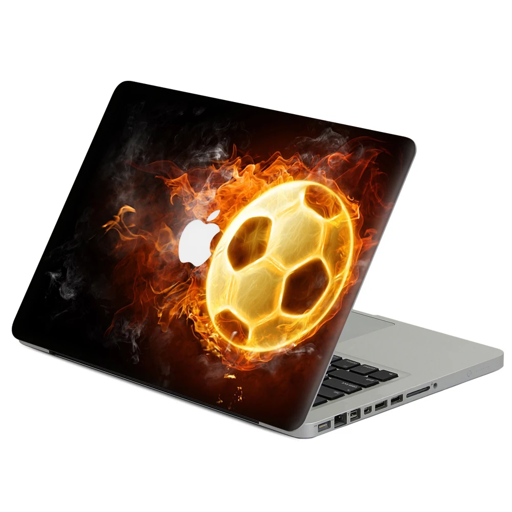 

Flame football Laptop Decal Sticker Skin For MacBook Air Pro Retina 11" 13" 15" Vinyl Mac Case Notebook Body Full Cover Skin