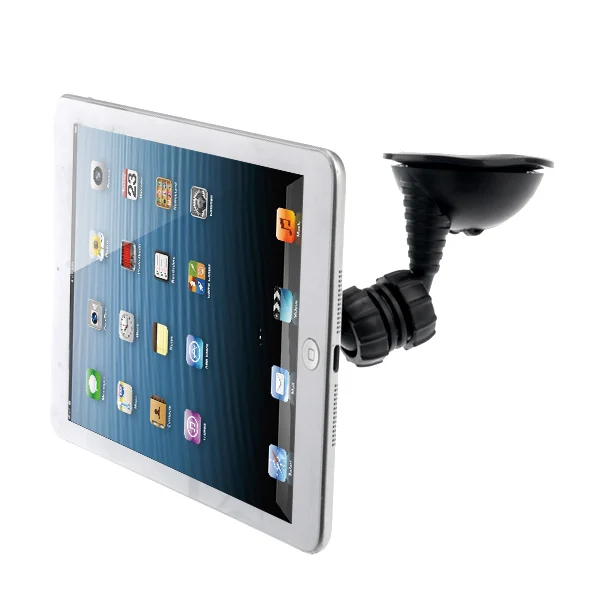 

Universal 720-degree Rotating Dual Suction Cup Car Mount Holder Stand for Tablet PC /Cellphone (Black)